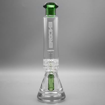 9" Encore Collection Double Chamber Ratchet Perc Quarter Pounder Bong