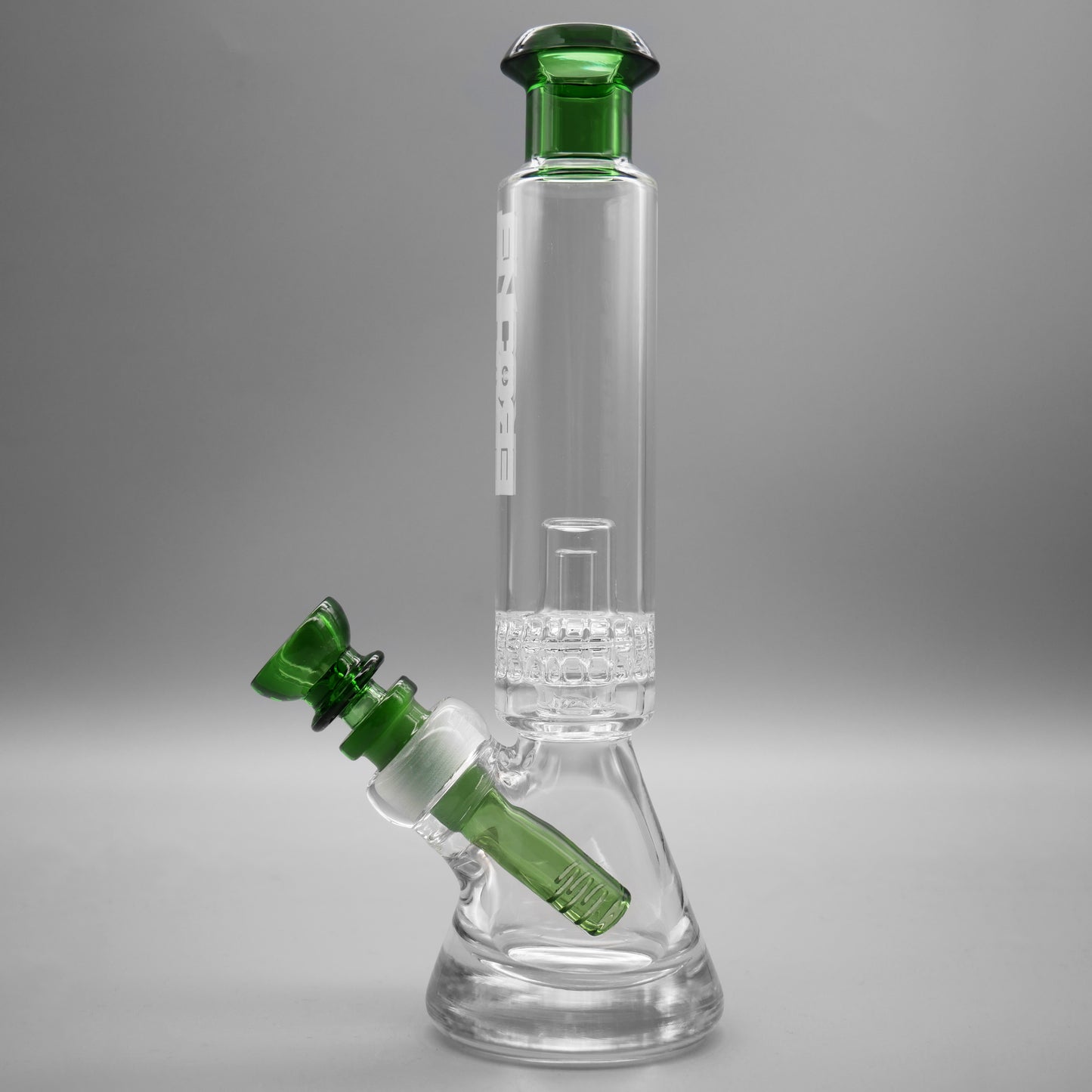 9" Encore Collection Double Chamber Ratchet Perc Quarter Pounder Bong