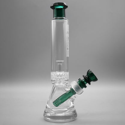 9" Encore Collection Double Chamber Ratchet Perc Quarter Pounder Bong