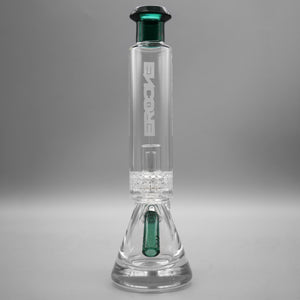 9" Encore Collection Double Chamber Ratchet Perc Quarter Pounder Bong