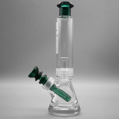 9" Encore Collection Double Chamber Ratchet Perc Quarter Pounder Bong