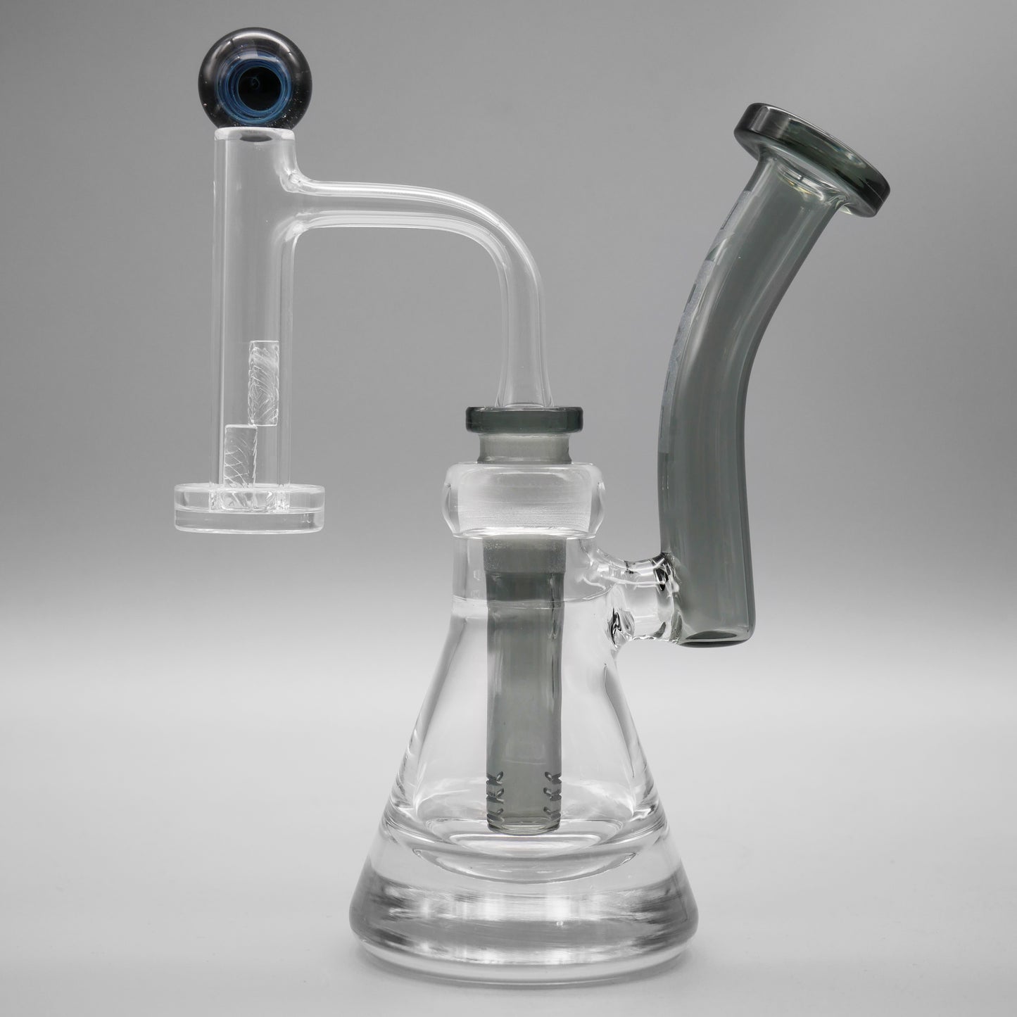 Encore Collection 6.5" Quarter Pounder Dab Rig & Quartz Control Tower Set