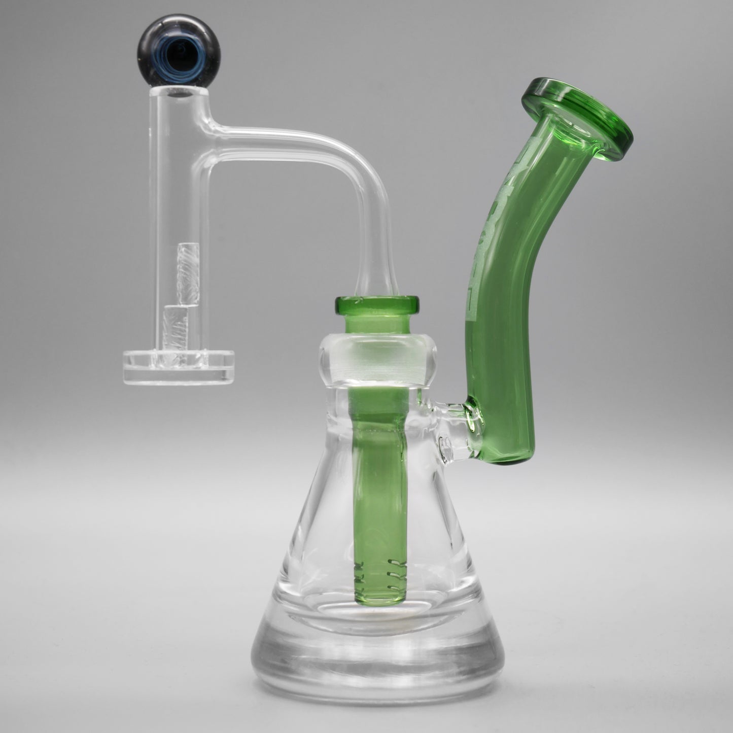 Encore Collection 6.5" Quarter Pounder Dab Rig & Quartz Control Tower Set