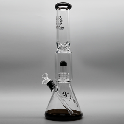 17"  Encore Collection Matrix Beaker Bong w/ Color Accents