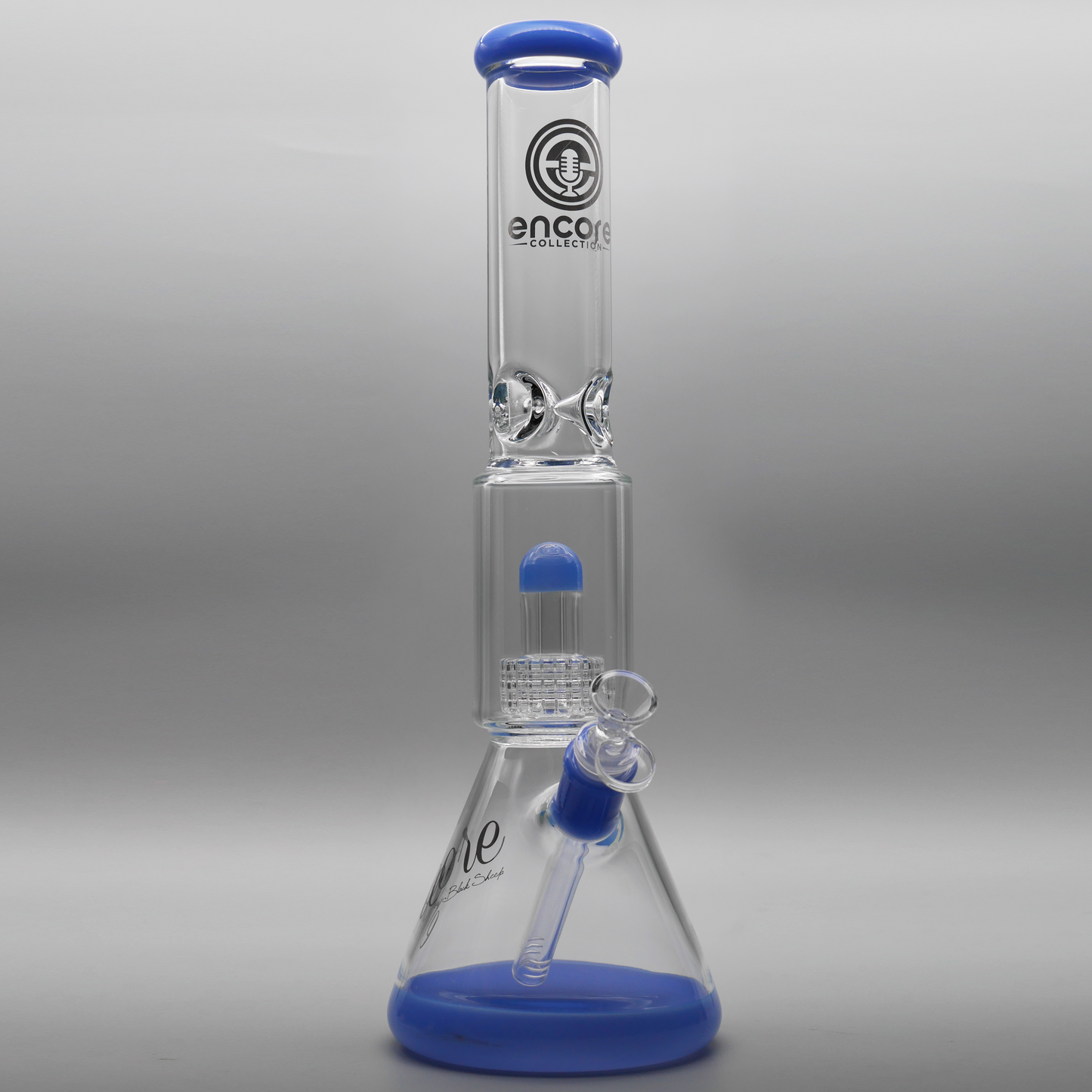 17"  Encore Collection Matrix Beaker Bong w/ Color Accents