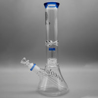 Blue — 12" Double Chamber Matrix Perc Beaker (view 4)