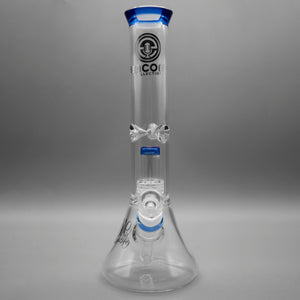 Blue — 12" Double Chamber Matrix Perc Beaker (view 5)