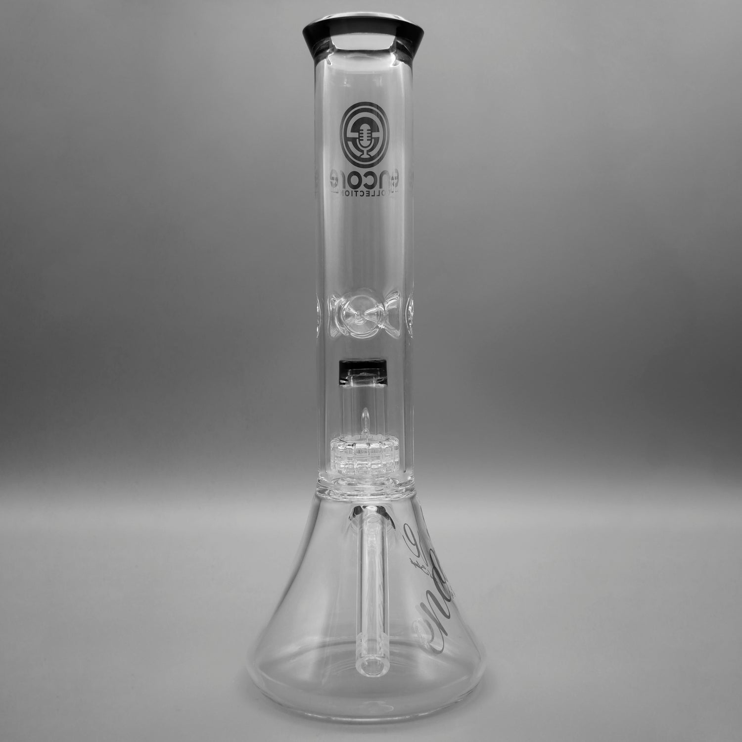 Gray — 12" Double Chamber Matrix Perc Beaker (view 3)