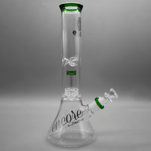 Green — 12" Double Chamber Matrix Perc Beaker (view 2)