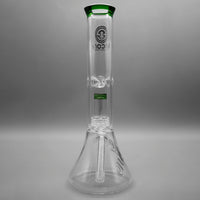 Green — 12" Double Chamber Matrix Perc Beaker (view 3)