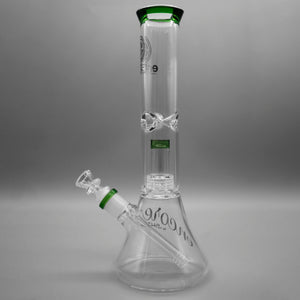 Green — 12" Double Chamber Matrix Perc Beaker (view 4)