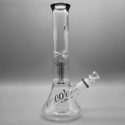 Gray — 12" Double Chamber Tree Perc Beaker (view 2)