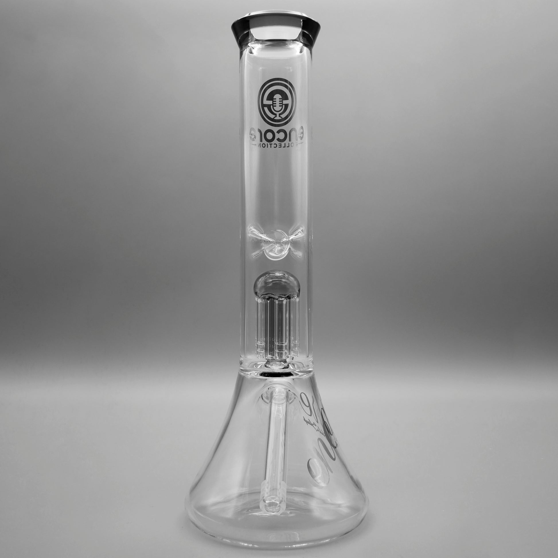 Gray — 12" Double Chamber Tree Perc Beaker (view 3)