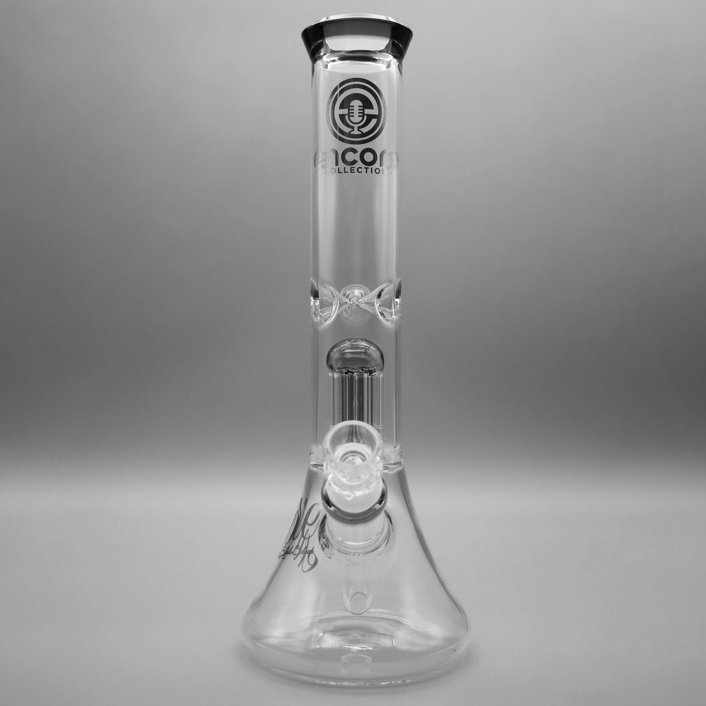Gray — 12" Double Chamber Tree Perc Beaker (view 4)