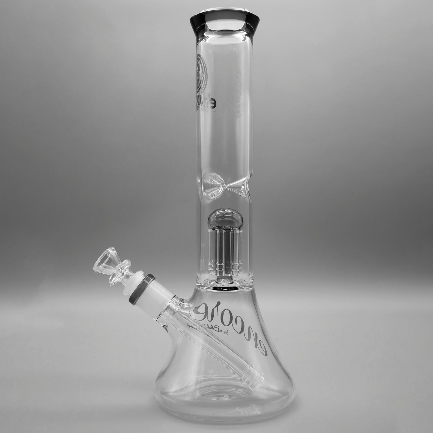 Gray — 12" Double Chamber Tree Perc Beaker (view 5)