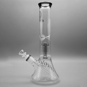 Gray — 12" Double Chamber Tree Perc Beaker (view 5)