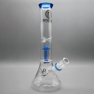 Blue — 12" Double Chamber Tree Perc Beaker (view 1)