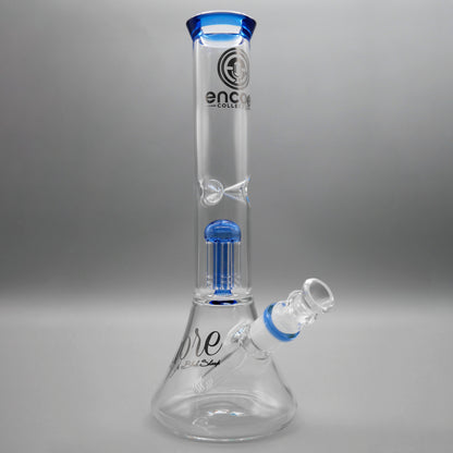 Blue — 12" Double Chamber Tree Perc Beaker (view 1)