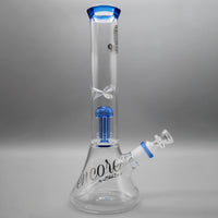 Blue — 12" Double Chamber Tree Perc Beaker (view 2)