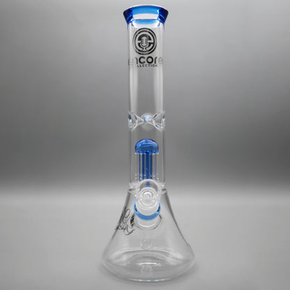 Blue — 12" Double Chamber Tree Perc Beaker (view 5)