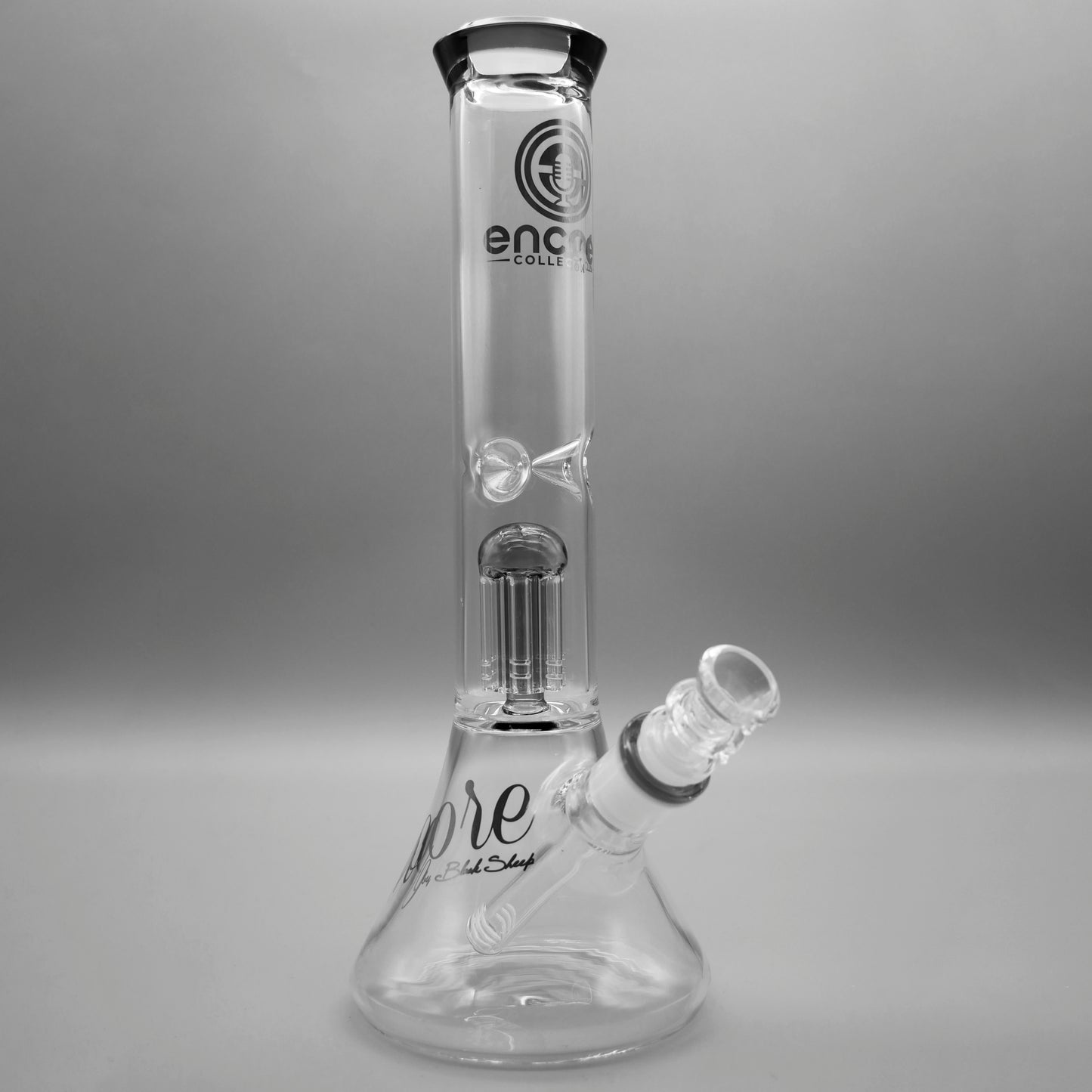 Gray — 12" Double Chamber Tree Perc Beaker (view 1)