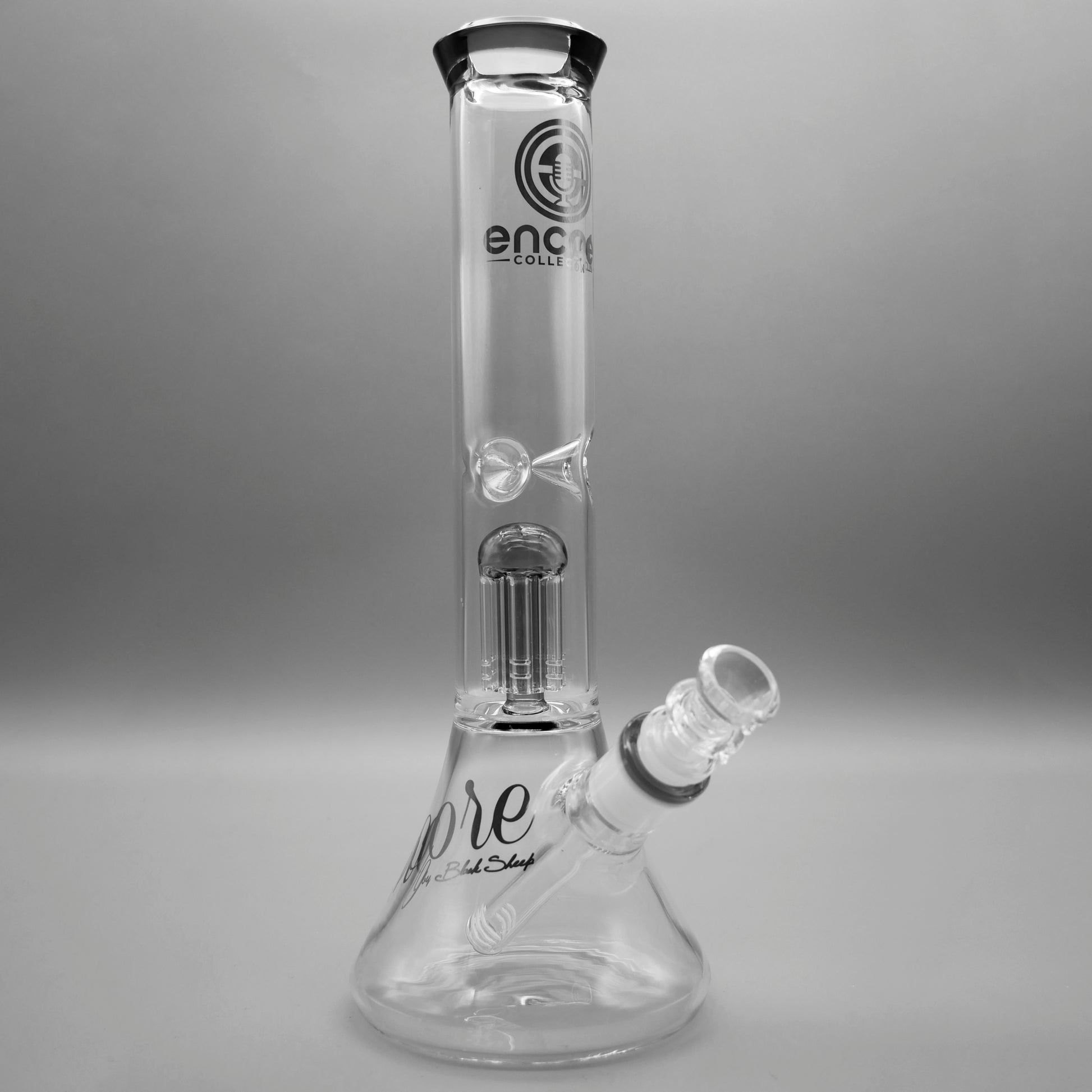 Gray — 12" Double Chamber Tree Perc Beaker (view 1)