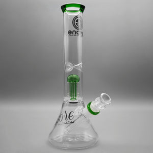 Green — 12" Double Chamber Tree Perc Beaker (view 1)