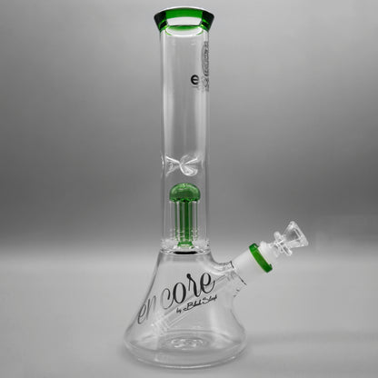 Green — 12" Double Chamber Tree Perc Beaker (view 2)