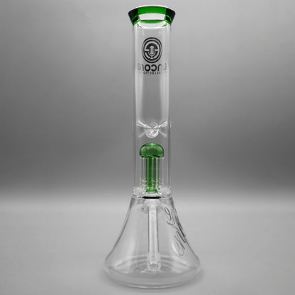 Green — 12" Double Chamber Tree Perc Beaker (view 3)