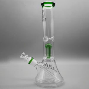 Green — 12" Double Chamber Tree Perc Beaker (view 4)