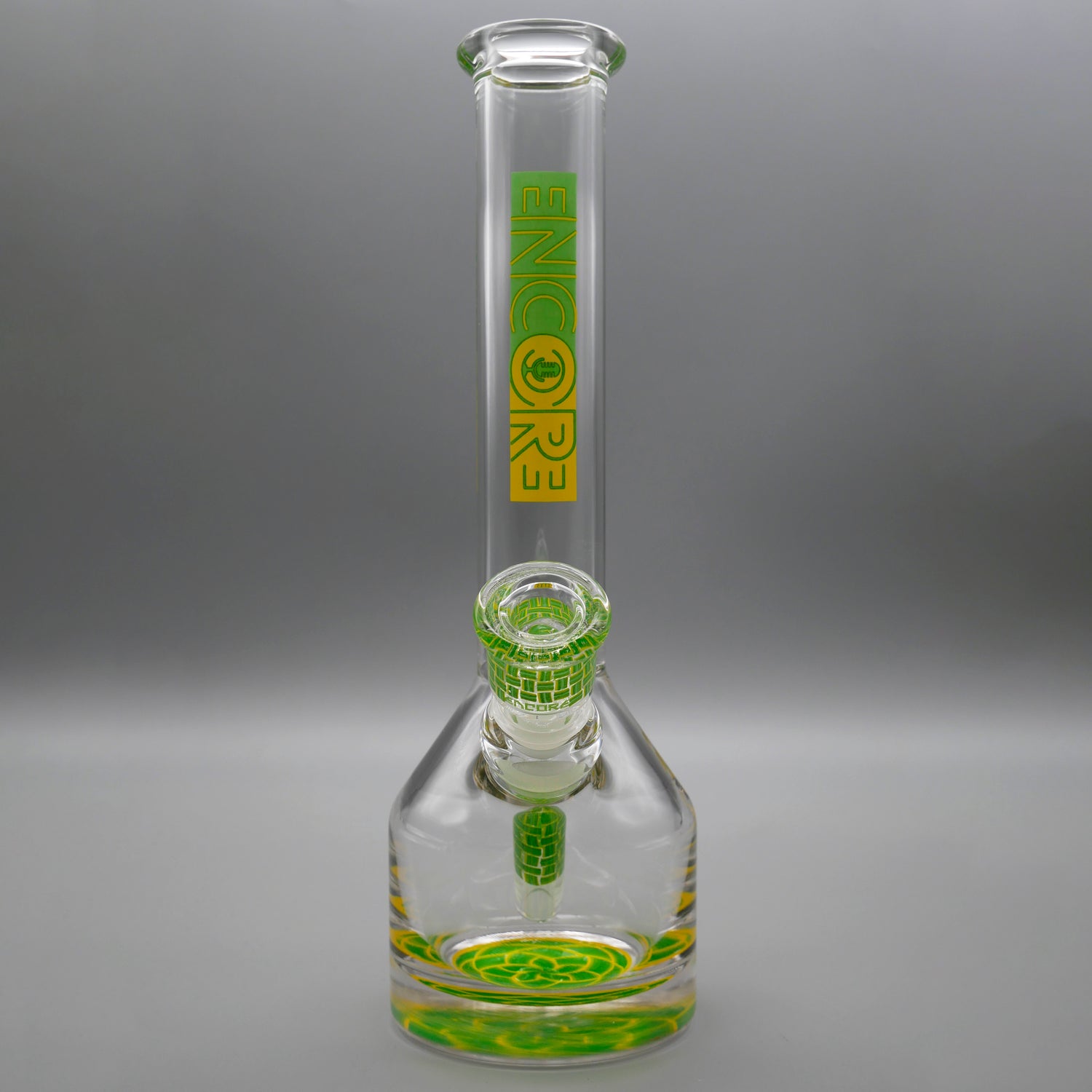 Basket Yellow — 11" Basketweave Henny Pounder (view 2)