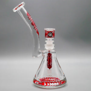 Red — 9.5" Wubbling Pounder Bubbler (view 1)