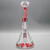Red — 9.5" Wubbling Pounder Bubbler (view 2)