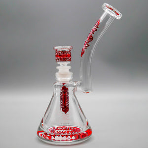 Red — 9.5" Wubbling Pounder Bubbler (view 3)