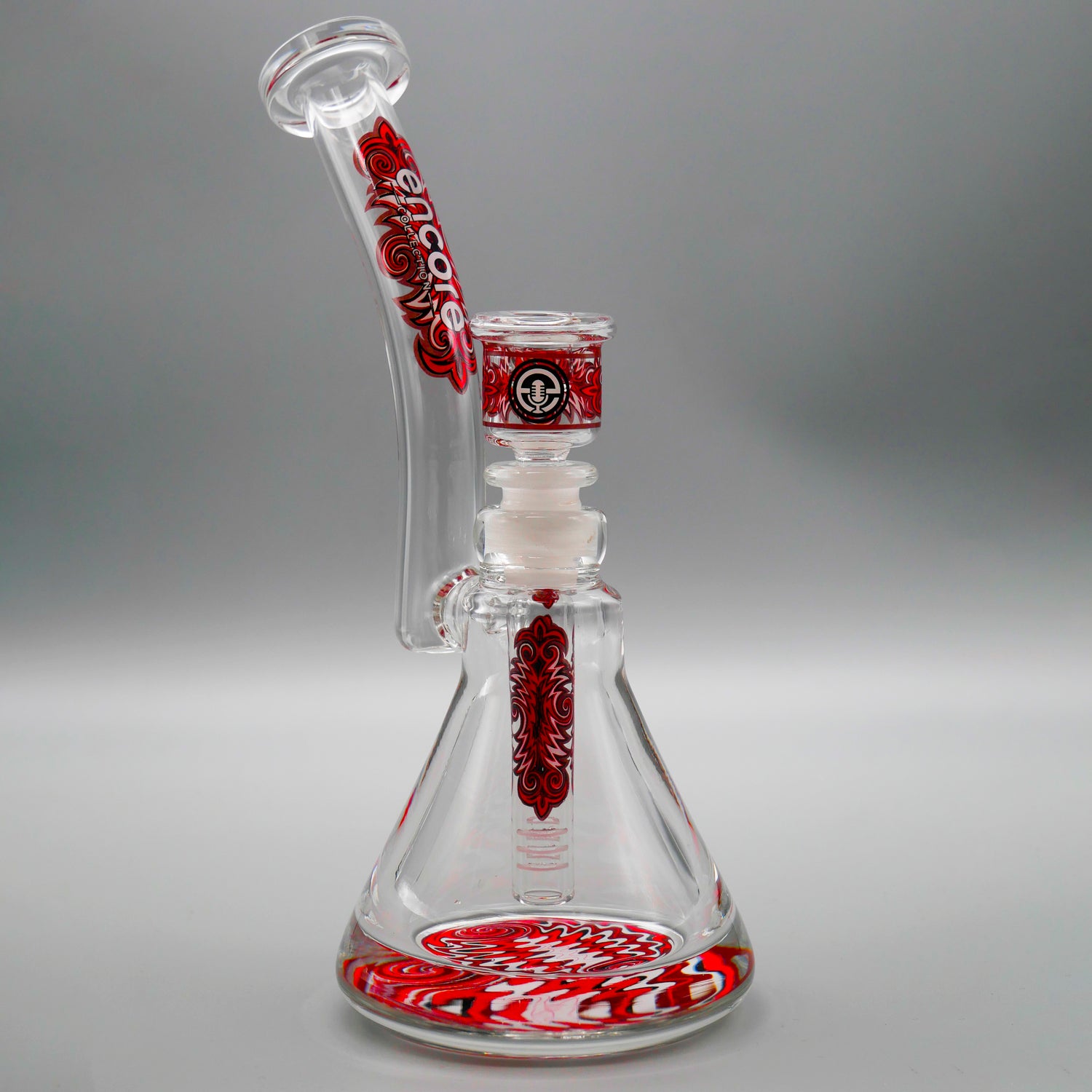 Red — 9.5" Wubbling Pounder Bubbler (view 4)