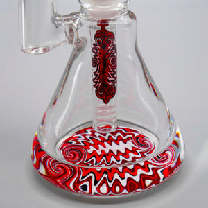 Red — 9.5" Wubbling Pounder Bubbler (view 5)