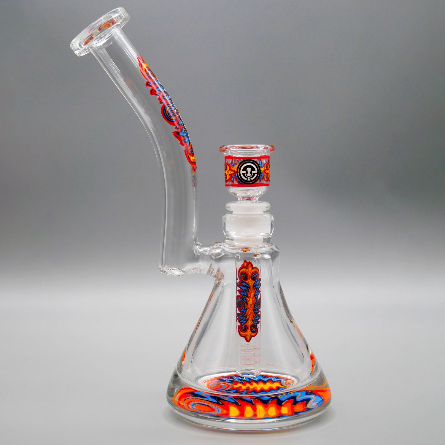 Fire — 9.5" Wubbling Pounder Bubbler (view 1)