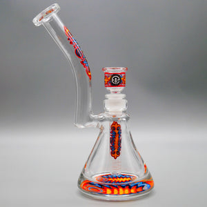 Fire — 9.5" Wubbling Pounder Bubbler (view 1)