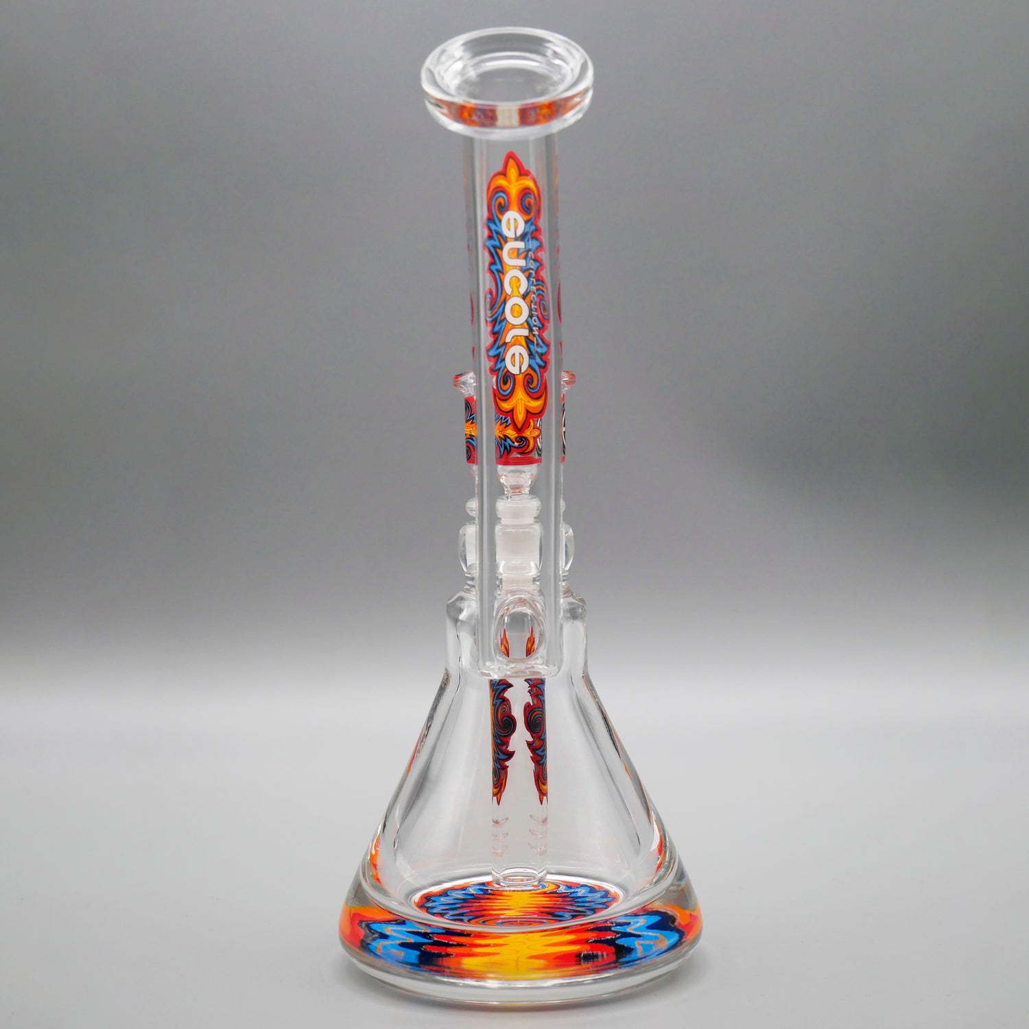 Fire — 9.5" Wubbling Pounder Bubbler (view 2)