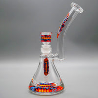 Fire — 9.5" Wubbling Pounder Bubbler (view 3)