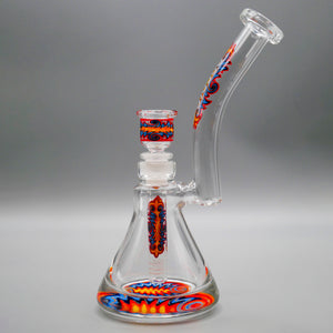 Fire — 9.5" Wubbling Pounder Bubbler (view 3)