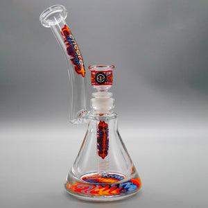 Fire — 9.5" Wubbling Pounder Bubbler (view 4)