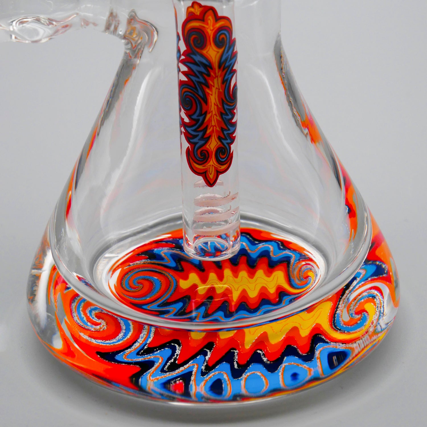 Fire — 9.5" Wubbling Pounder Bubbler (view 5)