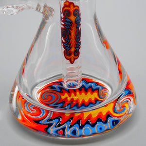 Fire — 9.5" Wubbling Pounder Bubbler (view 5)