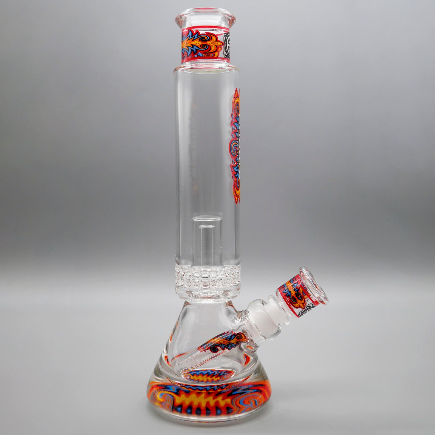12" Encore Collection Unbreakable Perc Pounder Beaker Bong