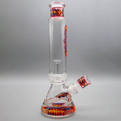 12" Encore Collection Unbreakable Perc Pounder Beaker Bong