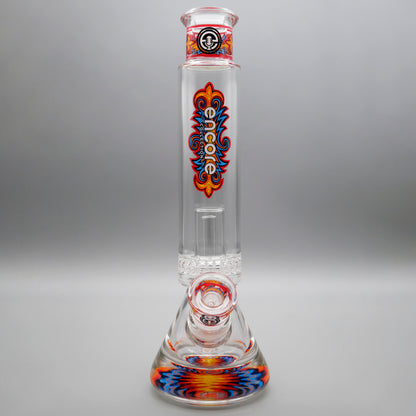12" Encore Collection Unbreakable Perc Pounder Beaker Bong