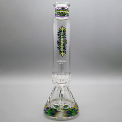 12" Encore Collection Unbreakable Perc Pounder Beaker Bong