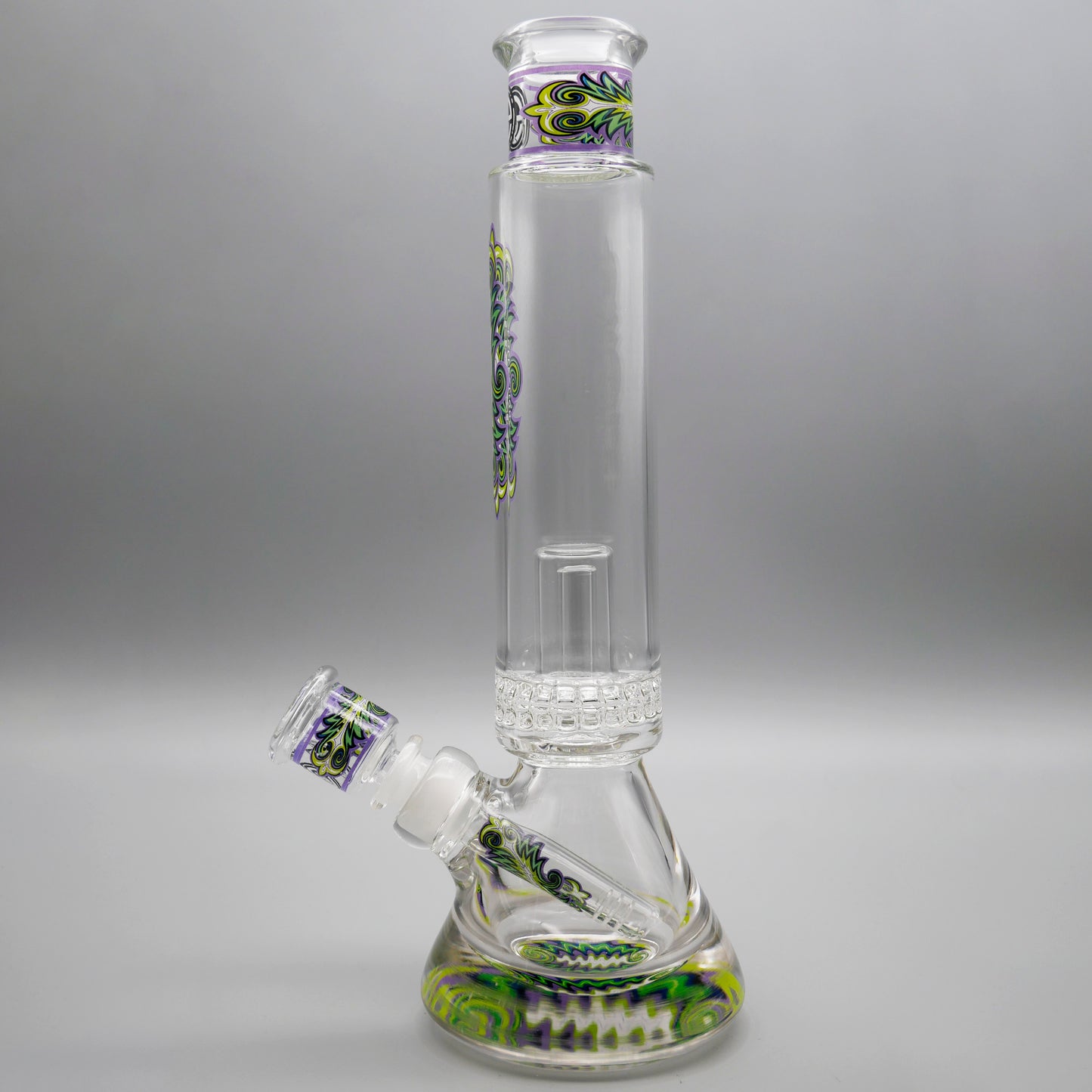 12" Encore Collection Unbreakable Perc Pounder Beaker Bong