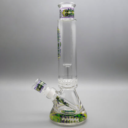 12" Encore Collection Unbreakable Perc Pounder Beaker Bong